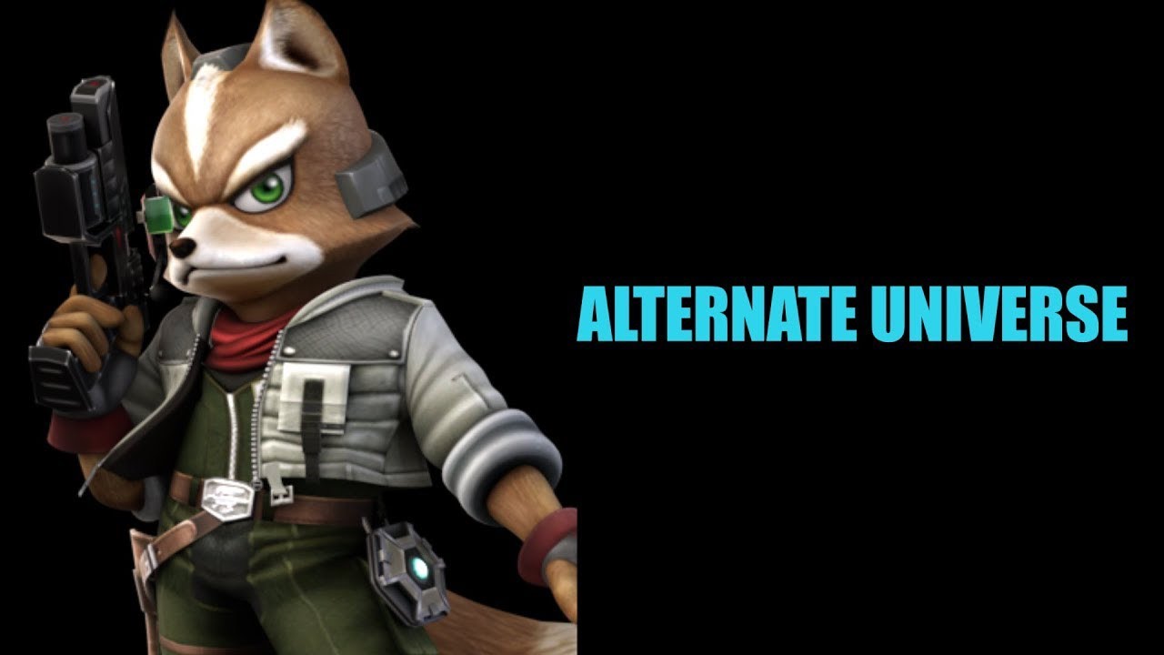 Демонстрация движений Фокса в альтернативной вселенной Super Smash Bros.