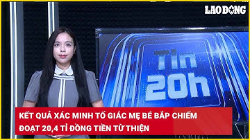 Tin 20h: Kết quả xác minh tố giác mẹ bé Bắp chiếm đoạt 20,4 tỉ đồng tiền từ thiện| Báo Lao Động