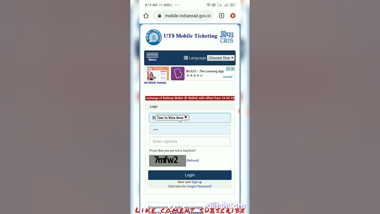 uts problem for login into new handset imei number otp problem YouTube