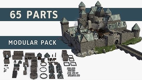 Modular Castle Kitbash Pack Introduction