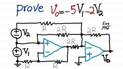 Voltage Transfer Function for Op Amp Circuit