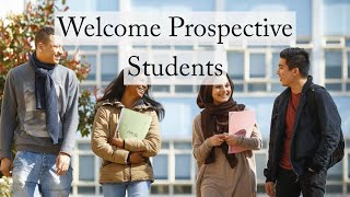 Welcome Prospective Students 2020-21