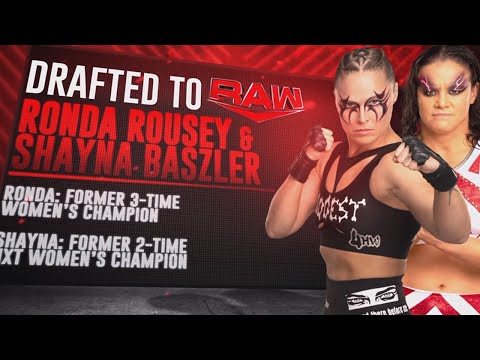 4st round pick of WWE Draft Ronda Rousey in RAW | Draft RAW May 1, 2022 WWE