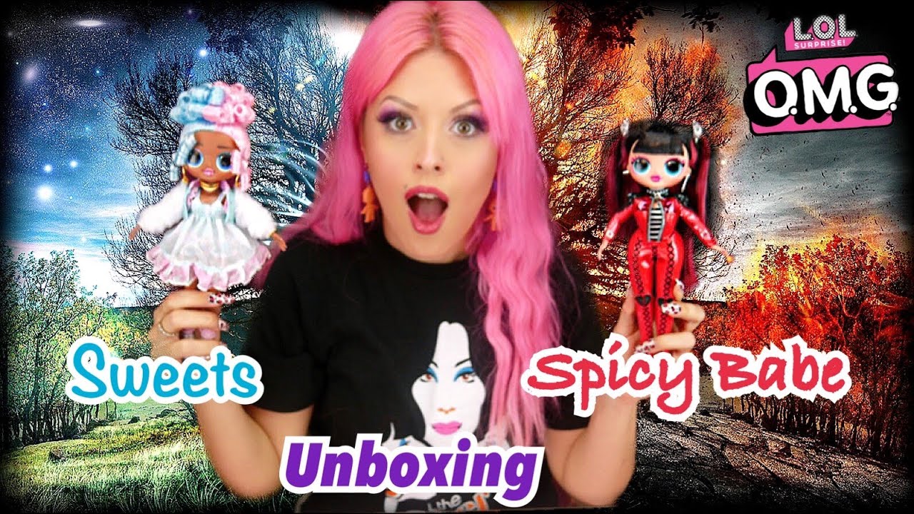 LOL OMG SWEETS & SPICY BABE DOLL Unboxing! - YouTube