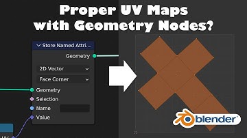 How to create proper UV Maps with Geometry Nodes in Blender