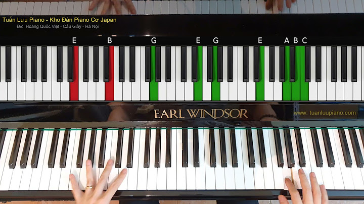 Hướng dẫn hợp âm tay trái và phải trên piano