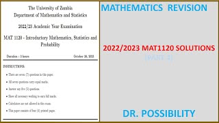 MAT 1120 2023 EXAM SOLUTION QUESTION 4 PART 1