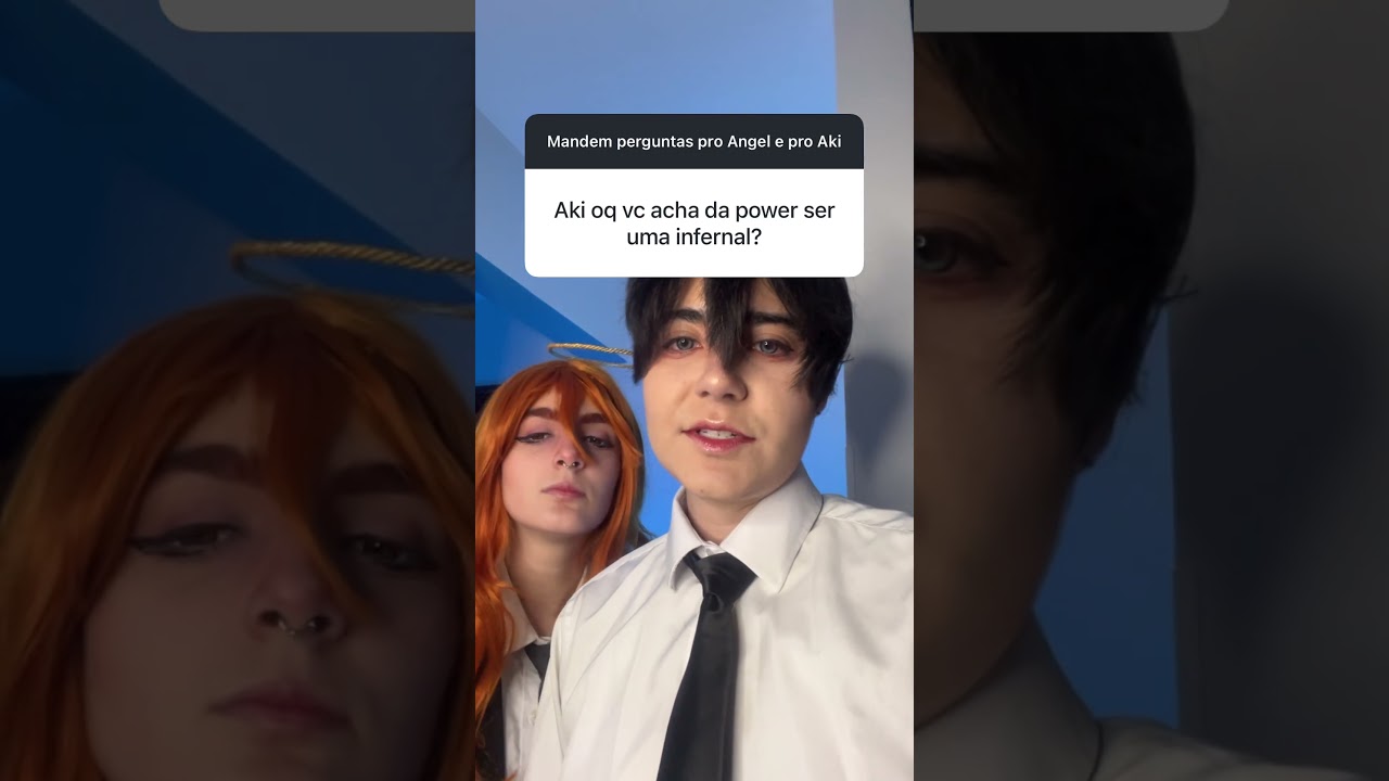 AKI E ANGEL RESPONDEM!! #cosplay #chainsawman ​⁠ @Nandalorenzine