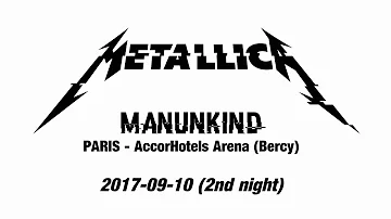 Metallica - ManUNkind World premiere - Paris 2017-09-10