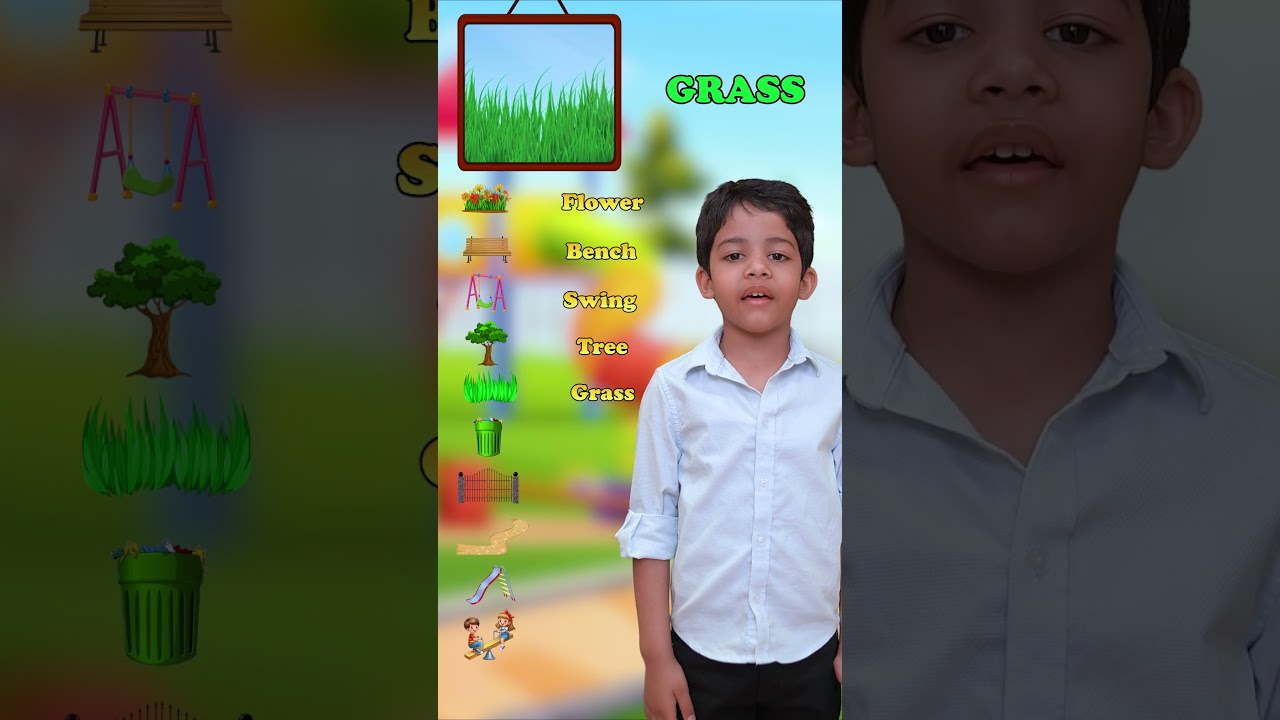 10 Things We see in Park | Learn English Vocabulary For Kids , Riaan & Rivaan Show