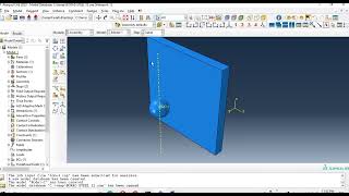 Simulation of ball impact on plate#abaqus Profile