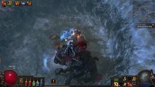Path Of Exile Fall Of Oriath Beta : Brine King Boss Fight