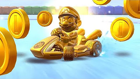 Mario Kart Tour: Coin Rush Gameplay (#22) -  SNES Vanilla Lake 1