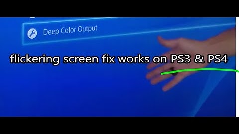 Easy Way to FIX PS4 flashing video screen