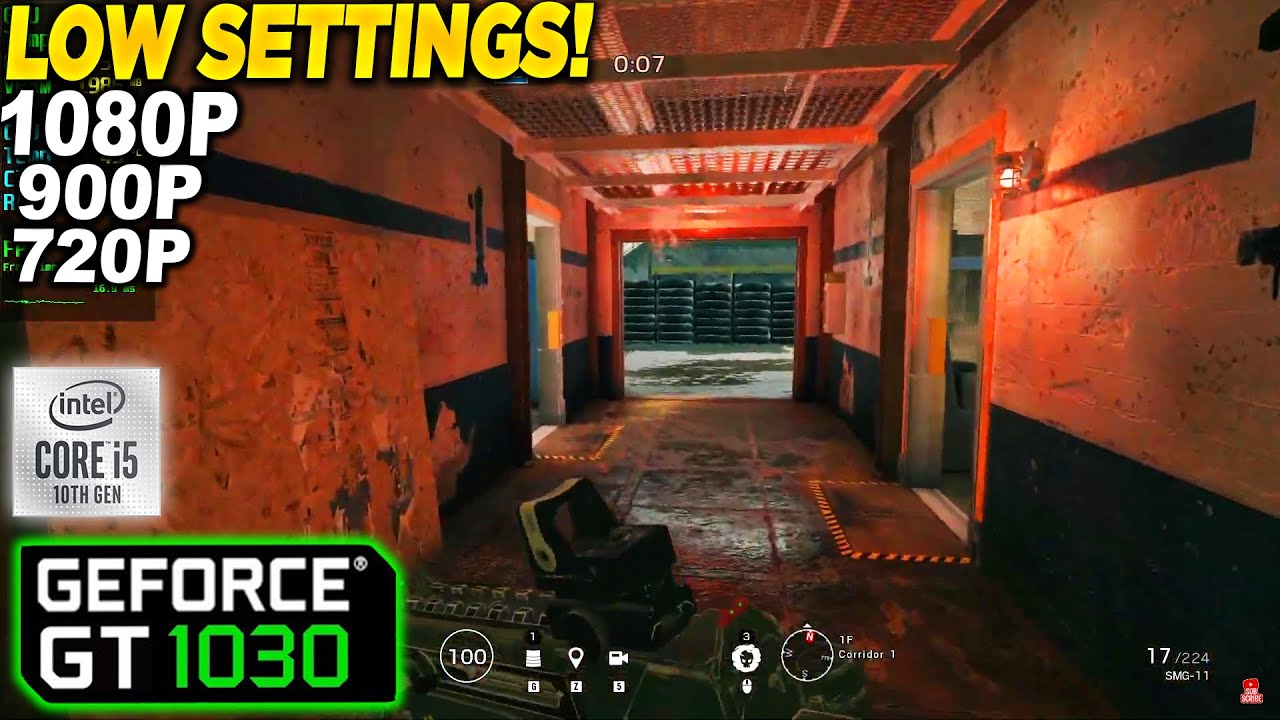 Tom Clancy's Rainbow Six Siege GT 1030 - 1080p 900p 720p Low, - YouTube
