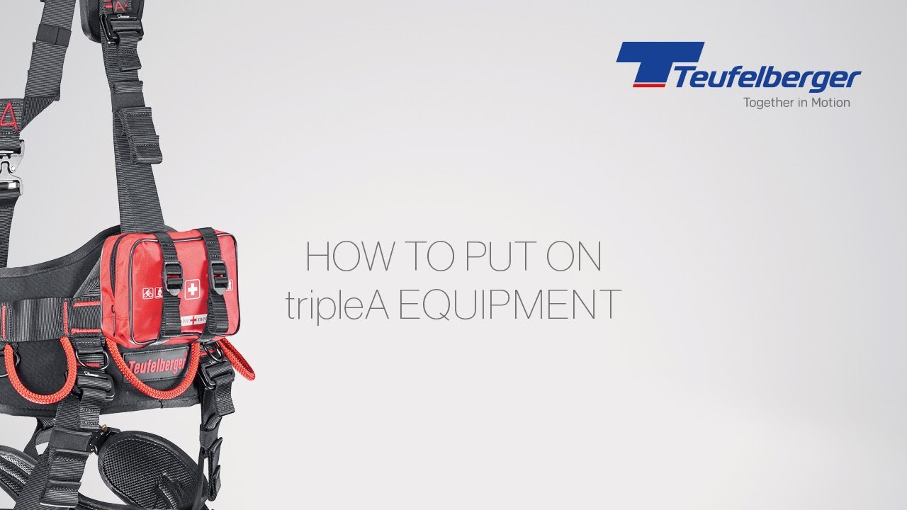 Teufelberger PPE fall protection - Installation of the tripleA equipment EN