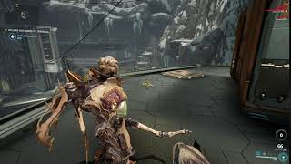Warframe pickup speed glitch demonstration