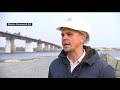 Строительство автомобильного моста через реку Пур подходит к завершению
