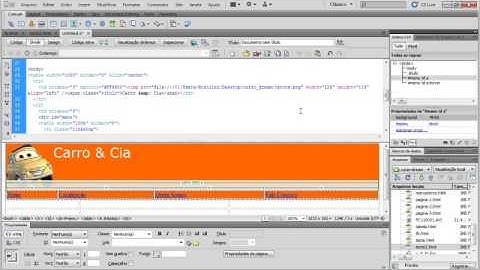 16 Dreamweaver - Projetando site com tabela