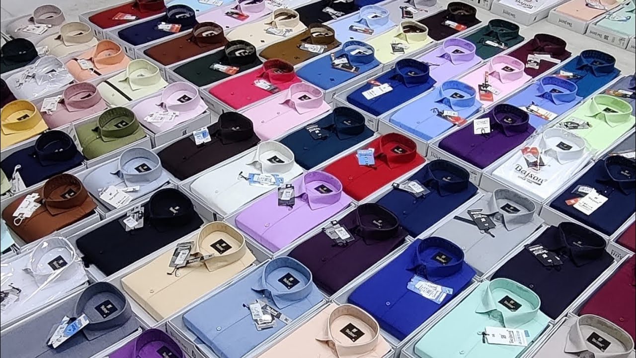 Branded Soild Plain Shirts Manufacturer | Cotton Shirts Wholesale Market | Bajson Shirts