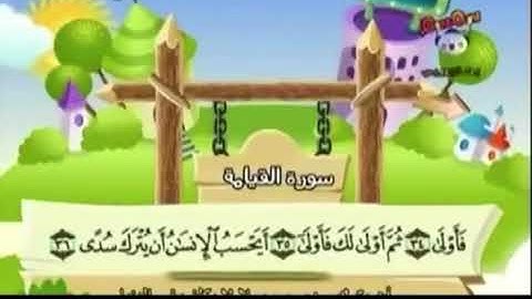 حفظ سورة القيامة من آية (٣٥) الى آية (٤٠)