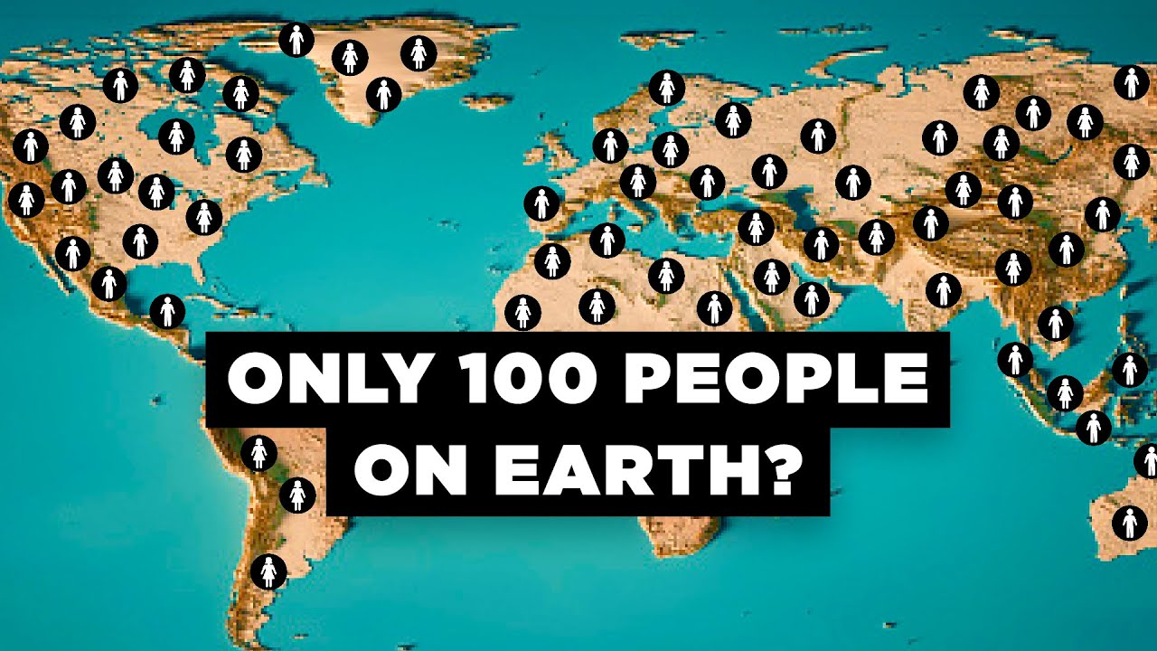 ⁣What If Only 100 People Existed on Earth?