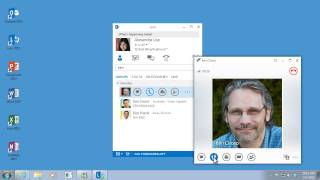 Make a Call Using Lync 2013