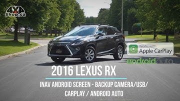 INAV 10.25" Android screen 2016 Lexus RX Navigation Backup Camera Apple CarPlay Wireless Charger