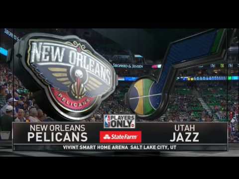 新奧爾良鵜鶘 vs 猶他爵士 全場精華HD NBA  2017-03-27