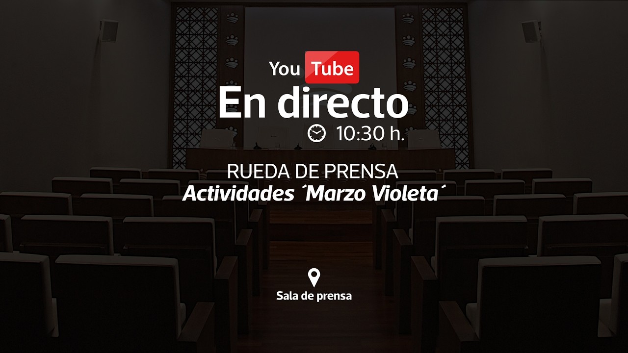 RUEDA DE PRENSA | Presentación de las actividades de la Diputación por el 8-M