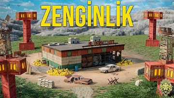 GÜVENLİ BÖLGEDEN DAHA GÜVENLİ BİR ALAN İNŞA ETTİK!!!  BÖLGENİN EN ZENGİNİ OLDUK (RUST TÜRKÇE FİLM)