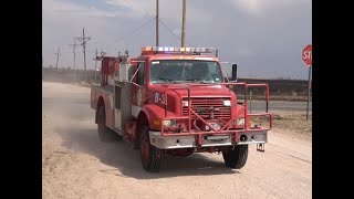 Grass Fire Response - Pampa FD & Hoover VFD - 4/2/2022