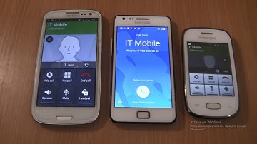 Samsung Galaxy S2 android 11Incoming call+S3+Pocket Neo Incoming call&Outgoing call at the Same Time