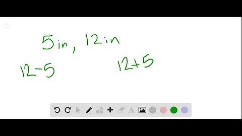 Describe the possible lengths of the third side of the triangle given the lengths of the other two …