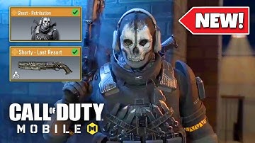 *NEW* OMNIPOTENT DRAW Legendary GHOST "RETRIBUTION" + SHORTY "LAST RESORT" in COD Mobile Leaks