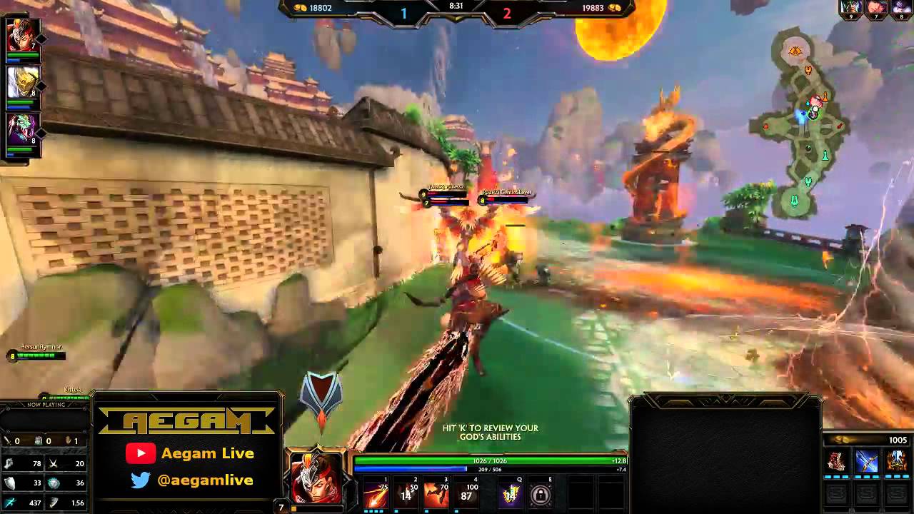 Smite - Hou Yi - Quick Joust Triple-Kill Deicide