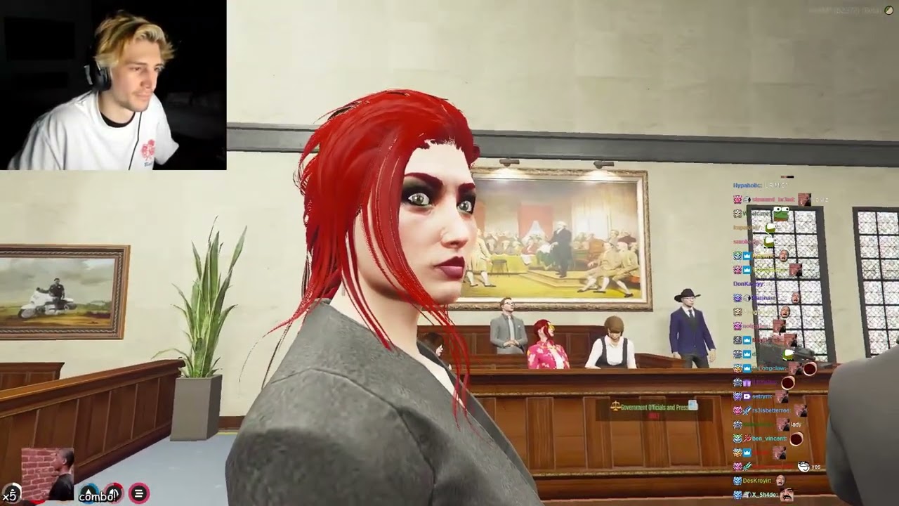 [Full Vod] Jean Paul (xQc) v/s NoPixel PD Court Case (Part 2/3) with