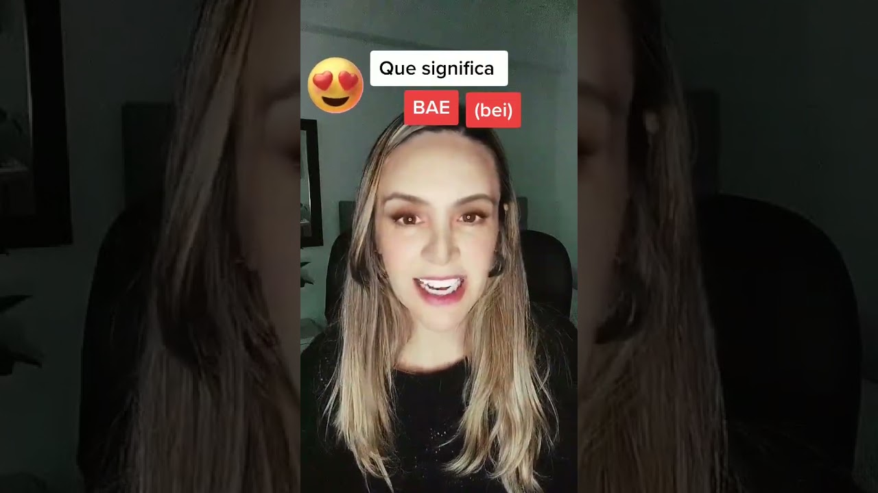 que significa BAE en inglés YouTube