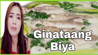 BEST GINATAANG BIYA RECIPE |LUTONG PINOY |EASY GINATAANG BIYA | MARIVIC SHARP