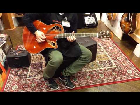 Ovation / CELEBRITY CE44P-PD Padauk 【イシバシ楽器心斎橋店】 - YouTube