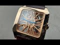 Cartier Santos Dumont Skeleton W2020057 Watch Review