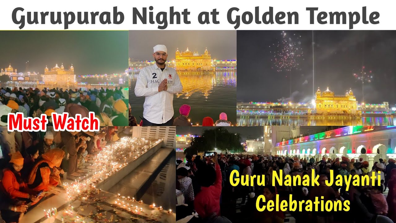 Guru Nanak Jayanti Celebration at Golden Temple 2021  Gurupurab Special Celebration Amritsar Vlog 