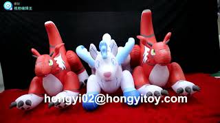 Inflatable Aaron Dragon And Inflatable Wolf