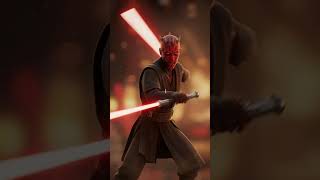 Darth Vader vs  Darth Maul Two Red Blades Enter, Only One Leaves