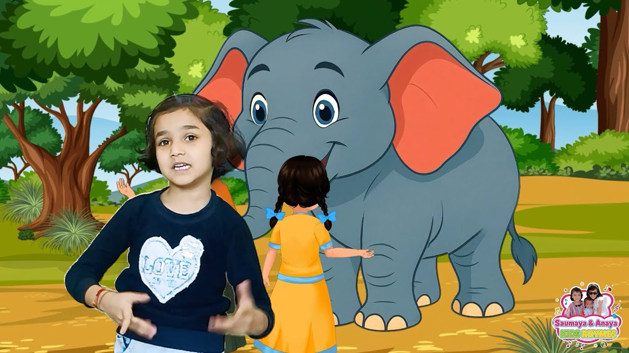 Hathi Raja Kahan Chale 🐘 | Hindi Nursery Rhymes for Kids | Cartoon Baby Songs