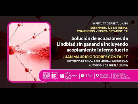 Solución de ecuaciones de Lindblad sin ganancia incluyendo acoplamiento interno fuerte