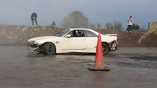 Guy Wrecks Nissan Skyline R33