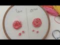 التطريز بشكل صحيح طريقة تطريز زهرة تطريز الغرزة الفرنسية 