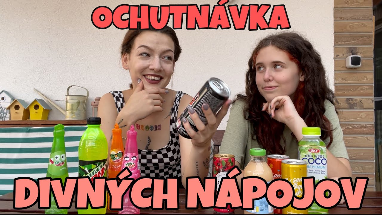 OCHUTNÁVKA DIVNÝCH NÁPOJOV!🤢 *toto fakt nepite!😂* w/Meli
