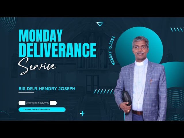 MONDAY DELIVERANCE SERVICE | 15.04.2024 | VYV TV | LIVE 🔴 class=